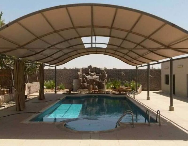 مظلات قماش PVC فاخرة